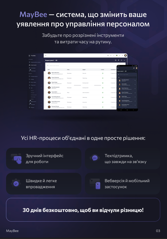 Удаленный отдел маркетинга для HRM-платформы MayBee: наш кейс