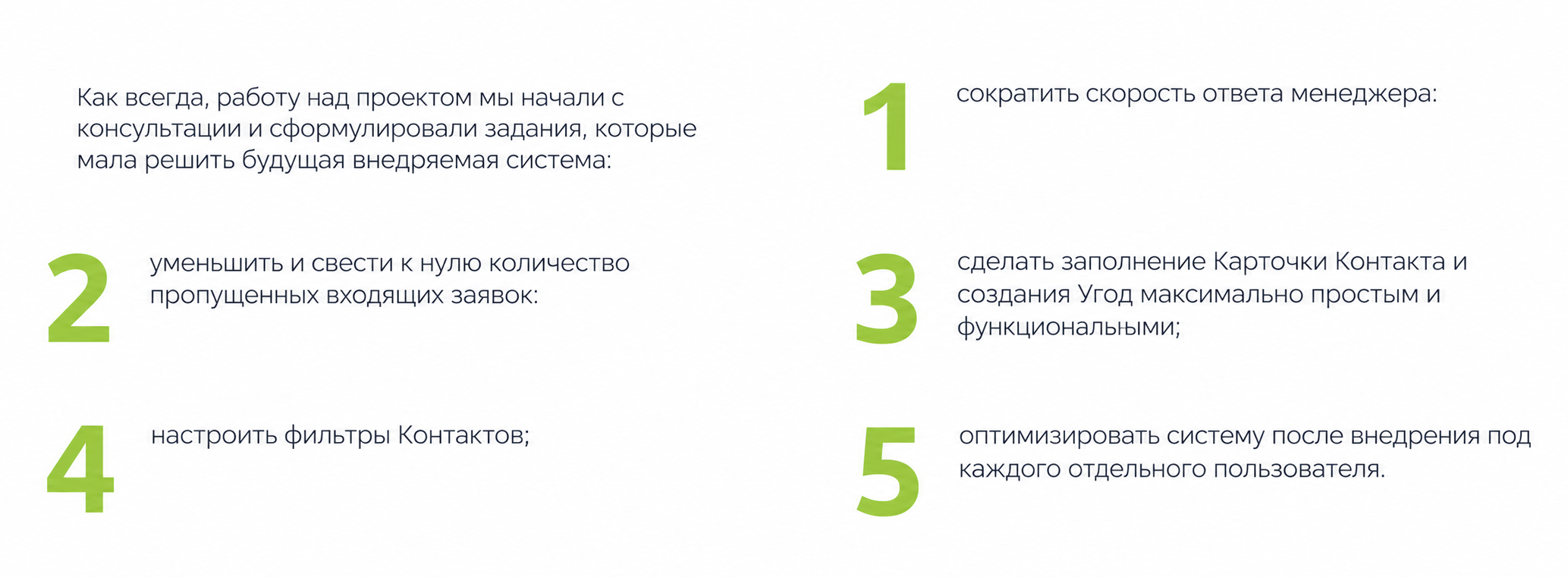 Разработка сайта для интегратора CRM-систем — наш кейс